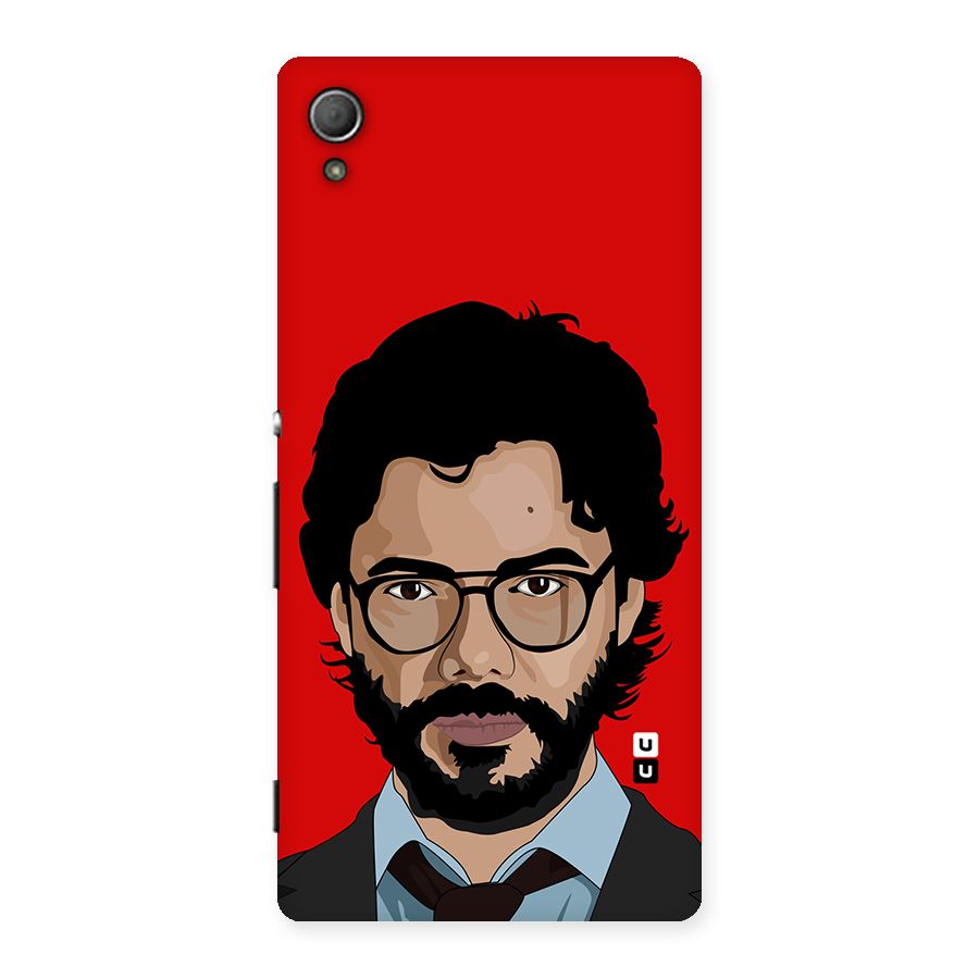 The Professor Illustration Art Back Case for Xperia Z3 Plus