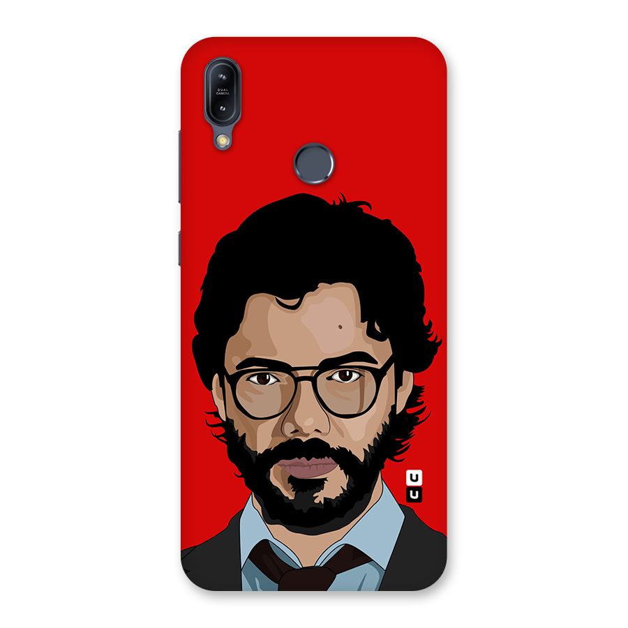 The Professor Illustration Art Back Case for Zenfone Max M2