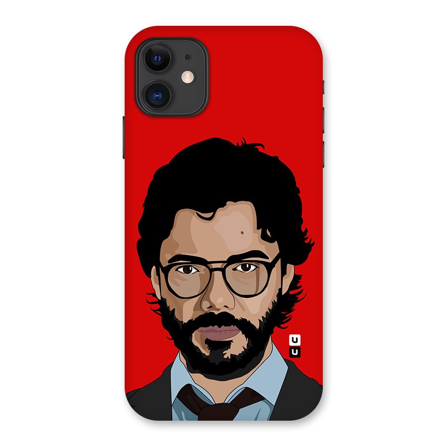 The Professor Illustration Art Back Case for iPhone 11