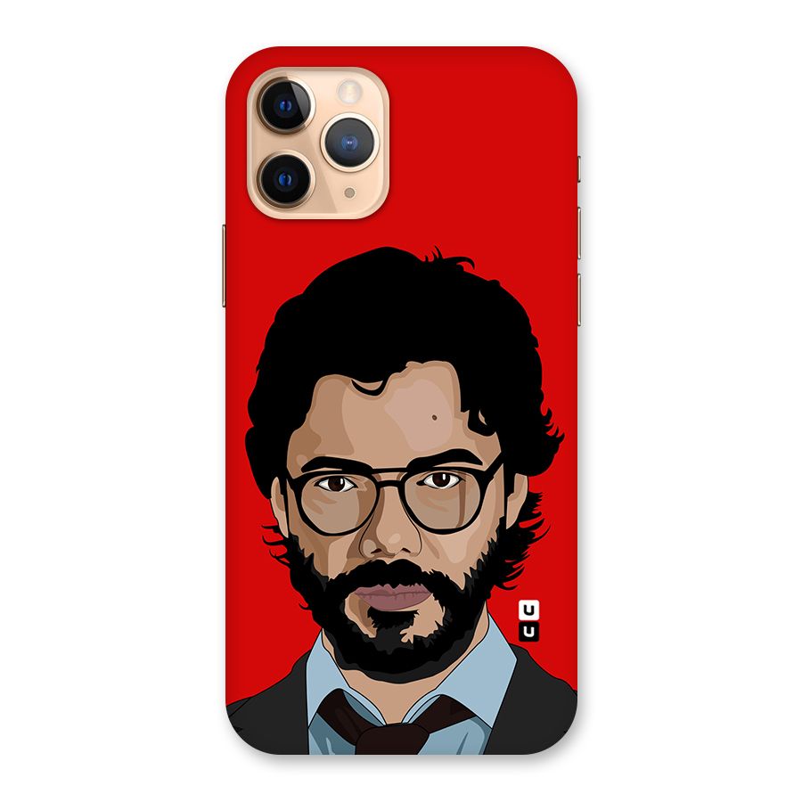 The Professor Illustration Art Back Case for iPhone 11 Pro