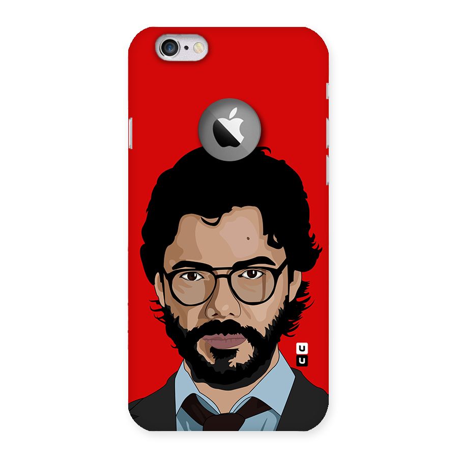 The Professor Illustration Art Back Case for iPhone 6 Logo Cut