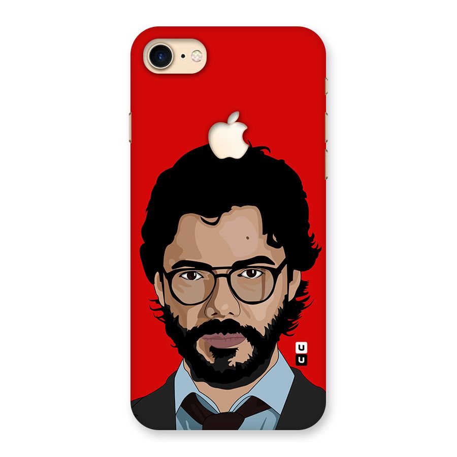 The Professor Illustration Art Back Case for iPhone 7 Apple Cut