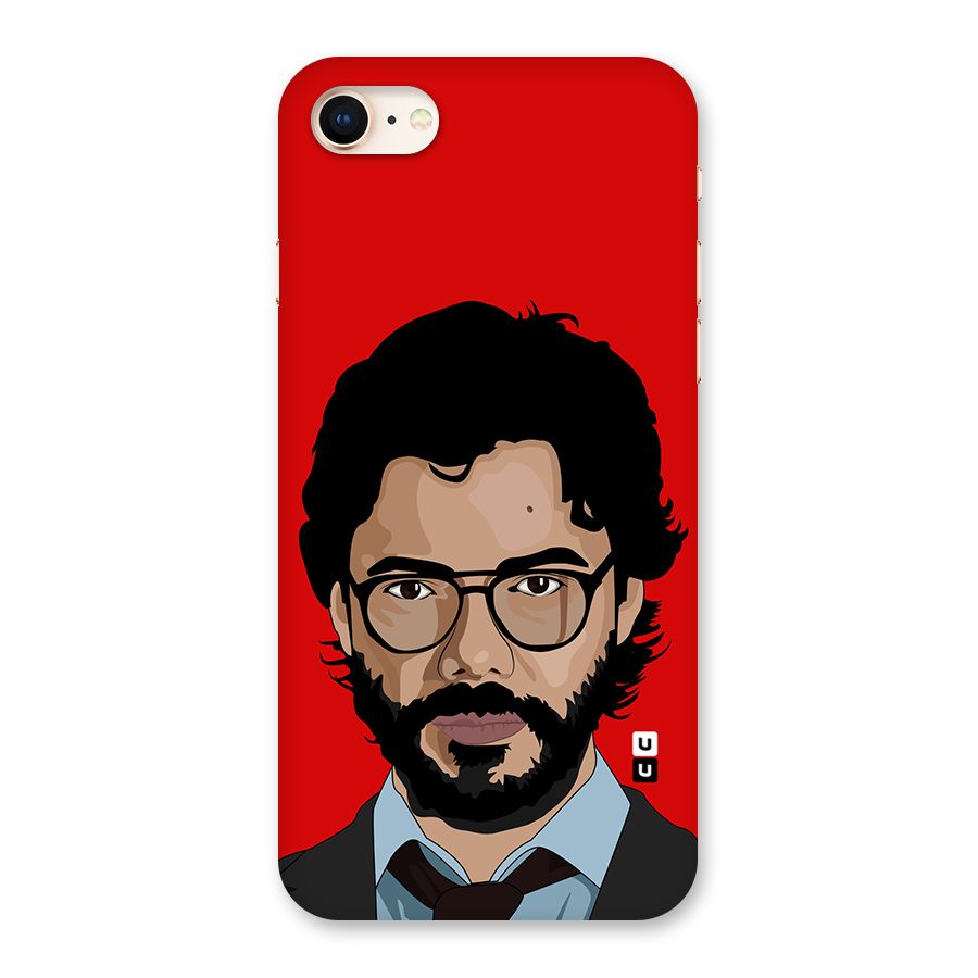 The Professor Illustration Art Back Case for iPhone 8