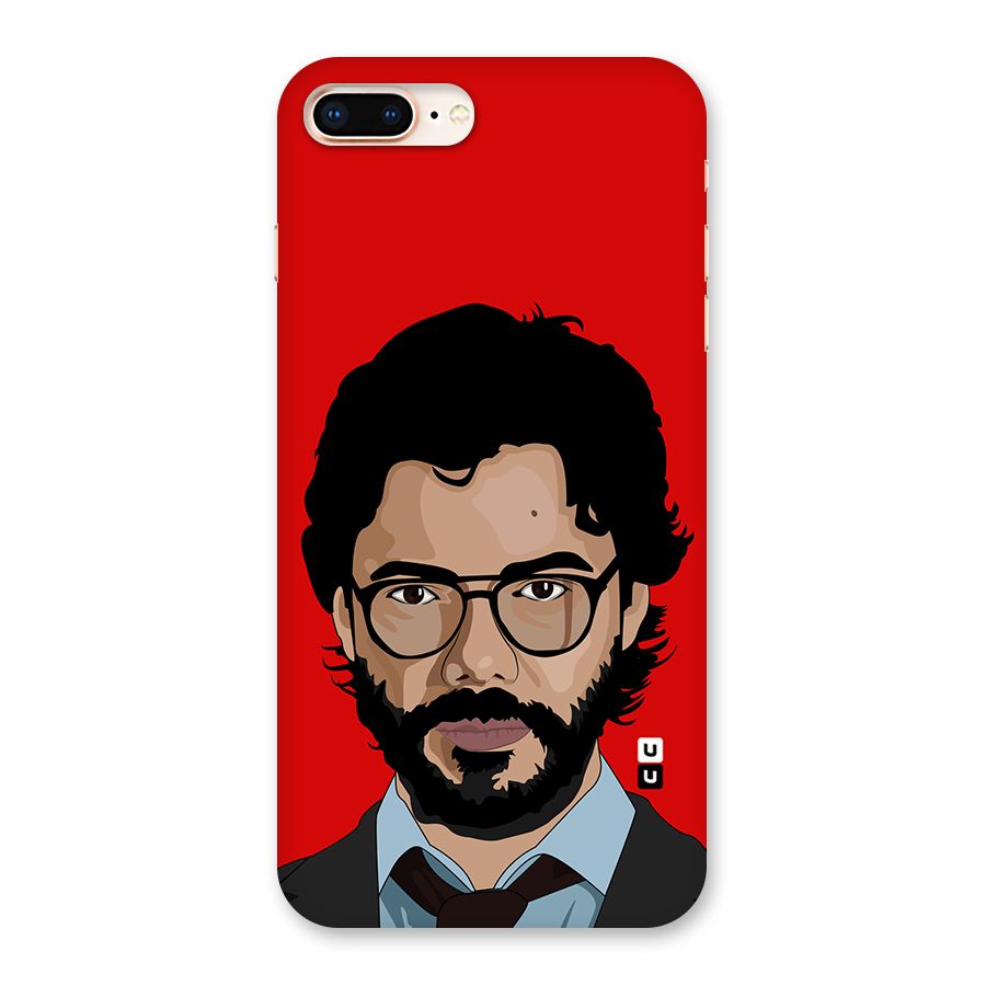 The Professor Illustration Art Back Case for iPhone 8 Plus