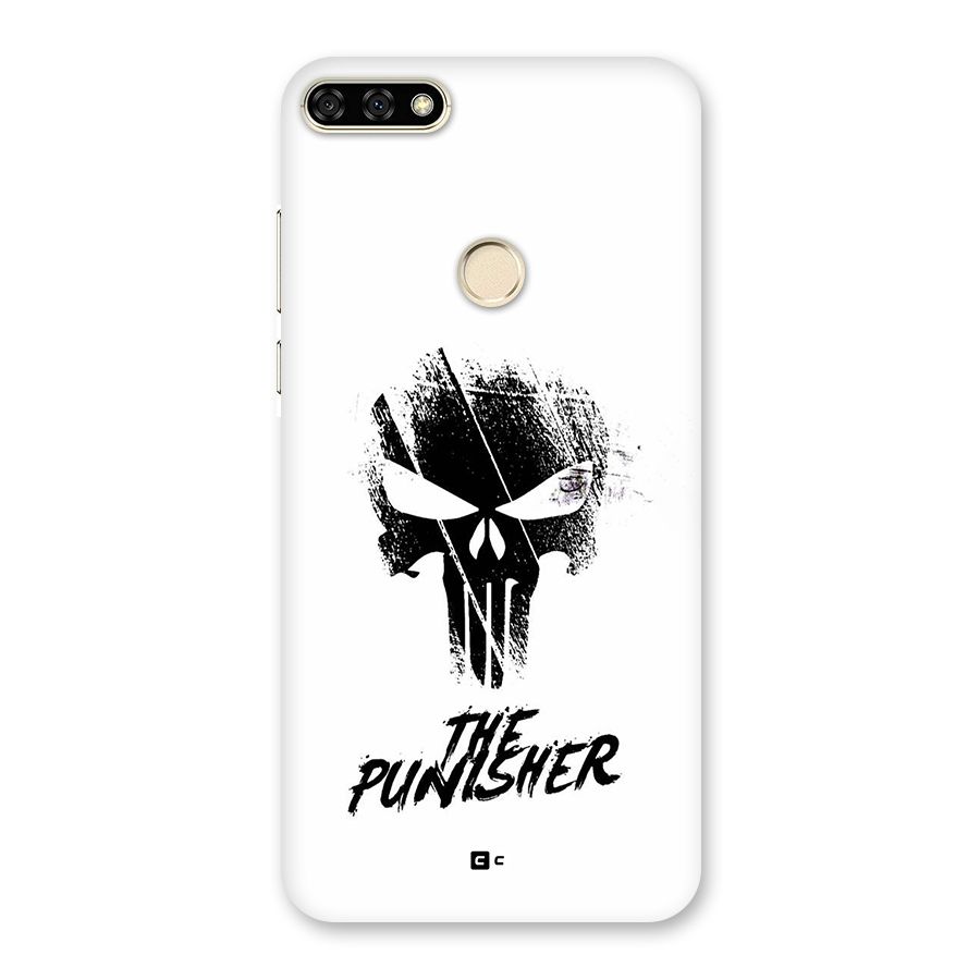 The Punisher Back Case for Honor 7A
