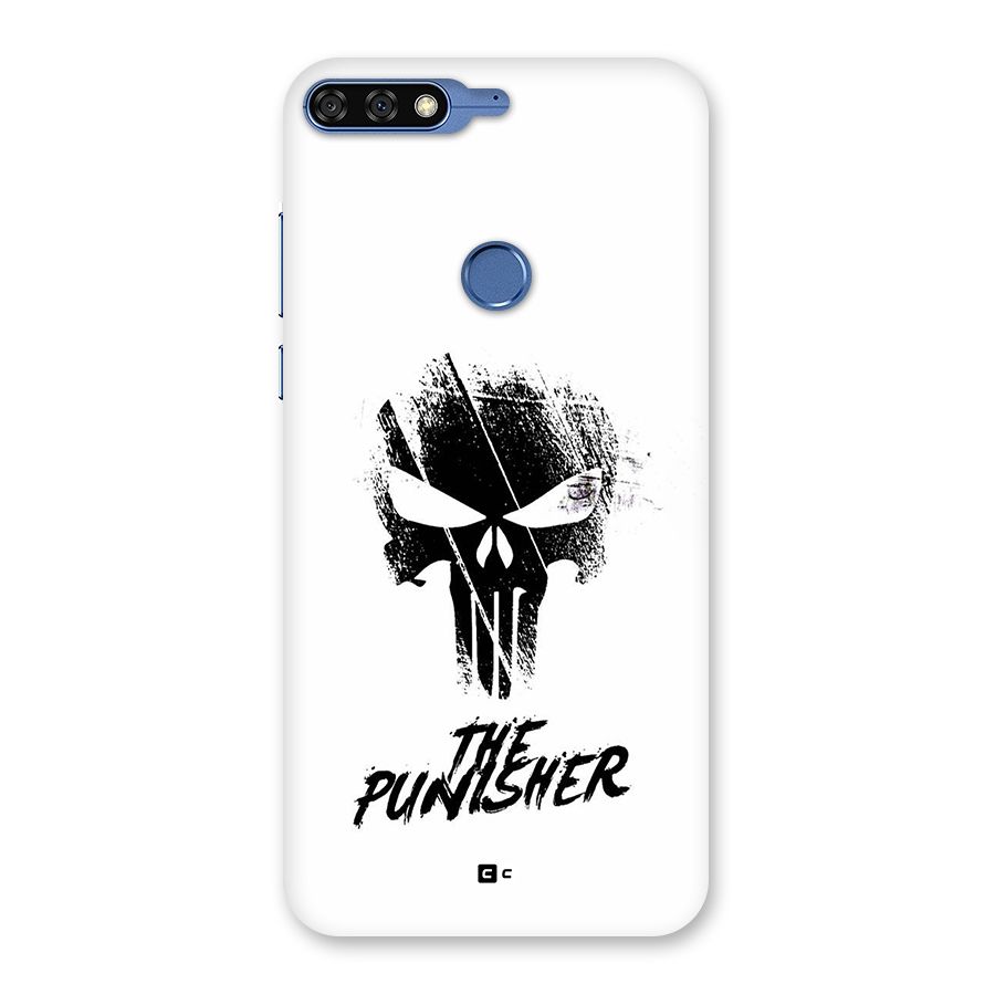 The Punisher Back Case for Honor 7C