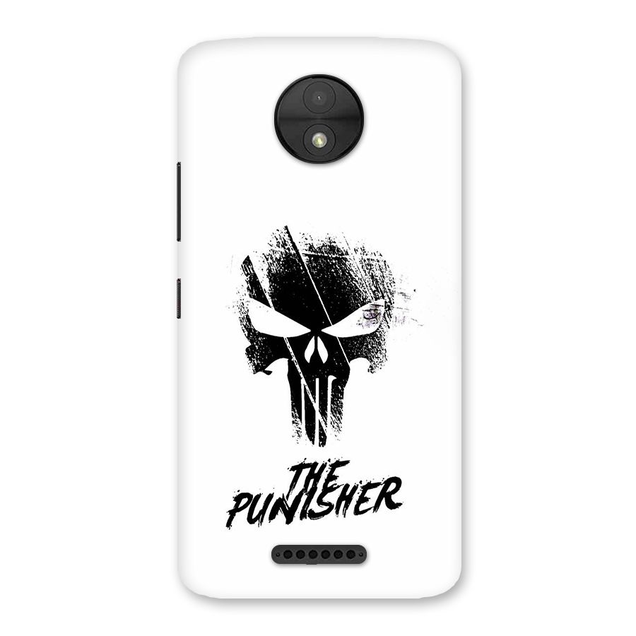 The Punisher Back Case for Moto C