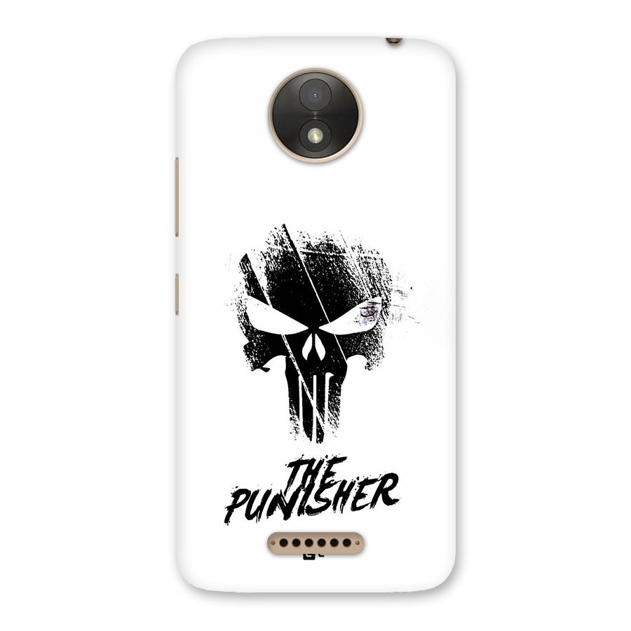 The Punisher Back Case for Moto C Plus