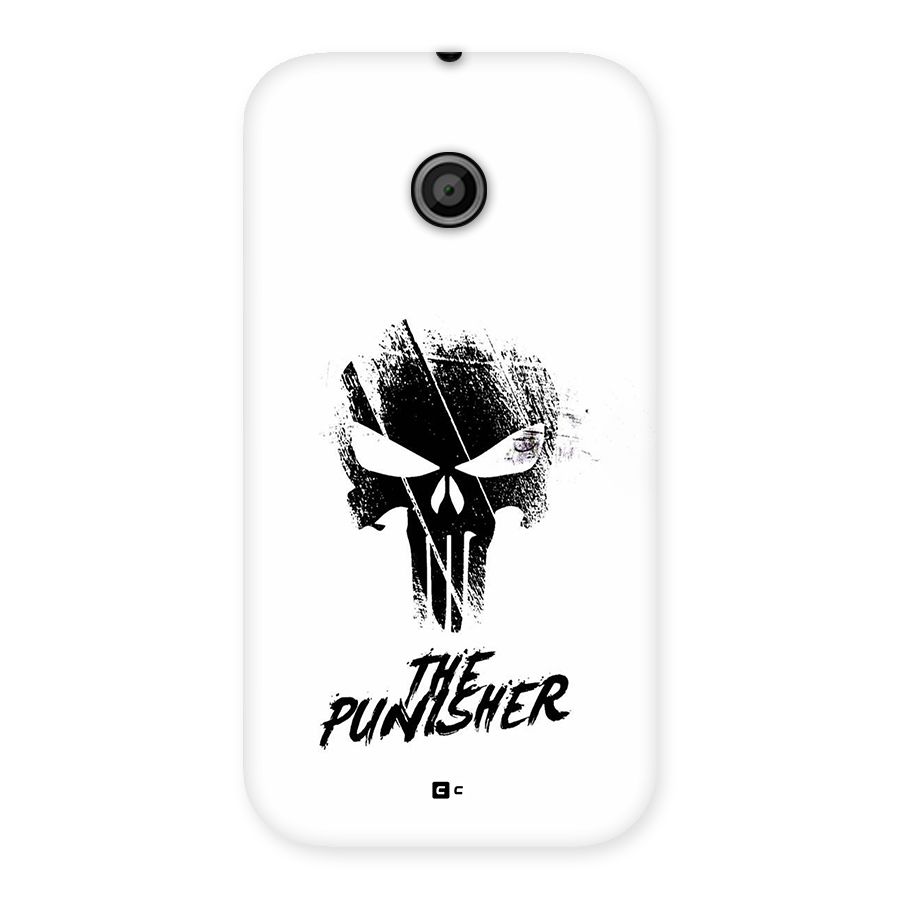 The Punisher Back Case for Moto E