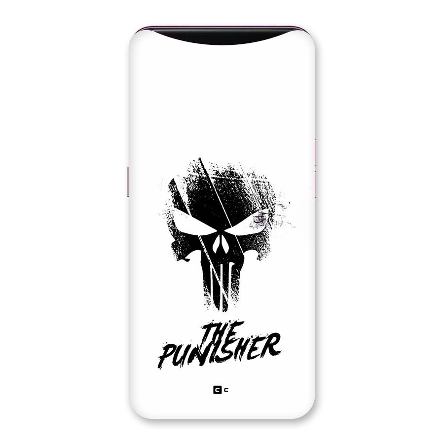 The Punisher Back Case for Oppo Find X