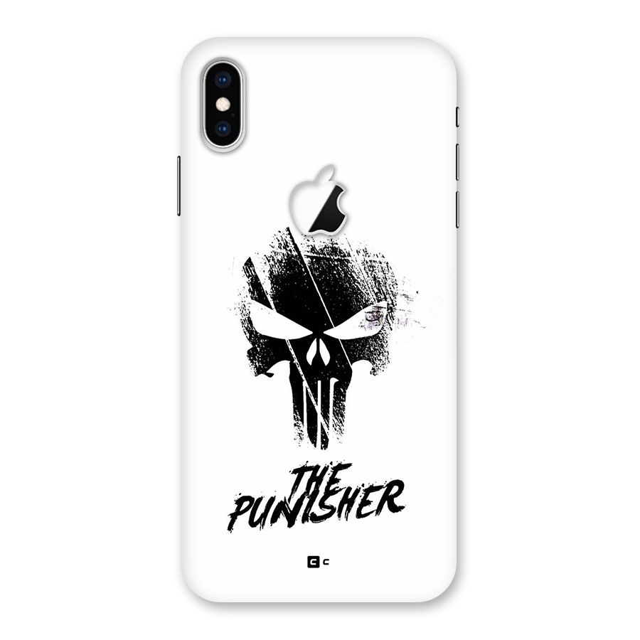The Punisher Back Case for iPhone XS Max Apple Cut
