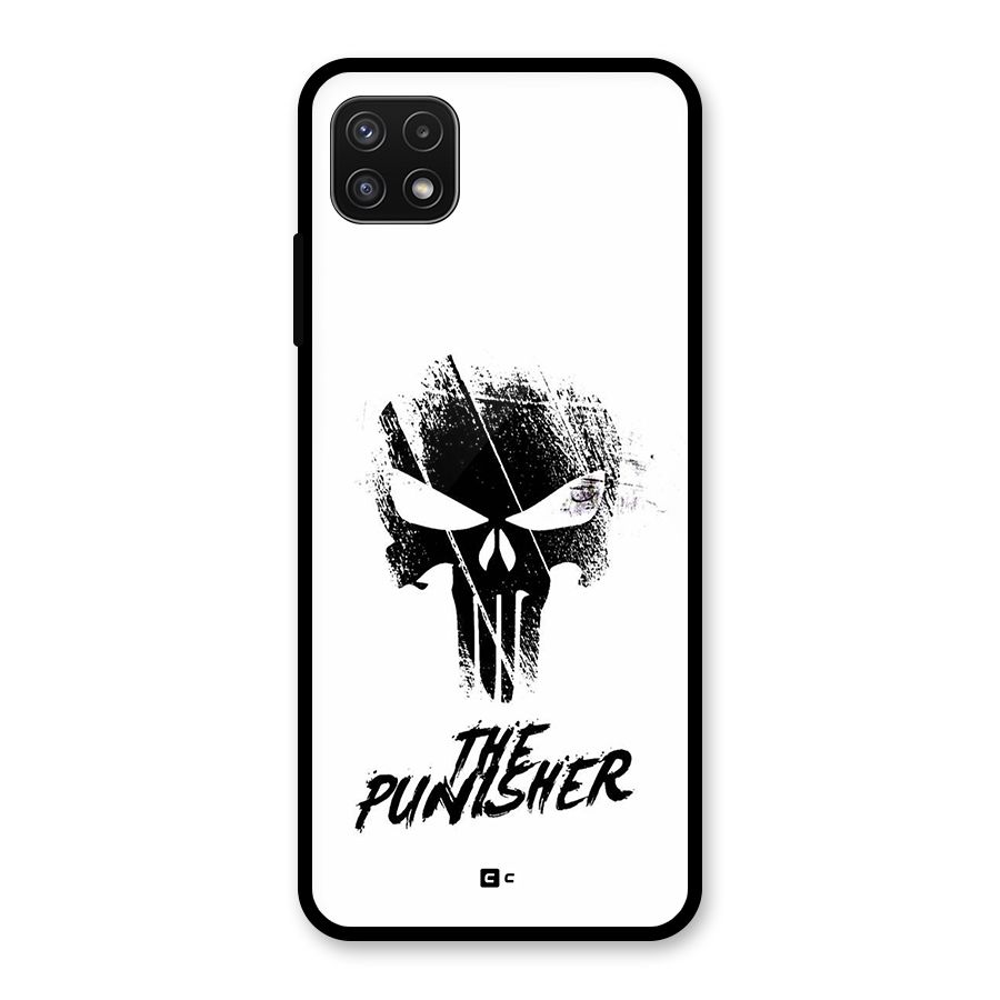 The Punisher Glass Back Case for Galaxy A22 5G