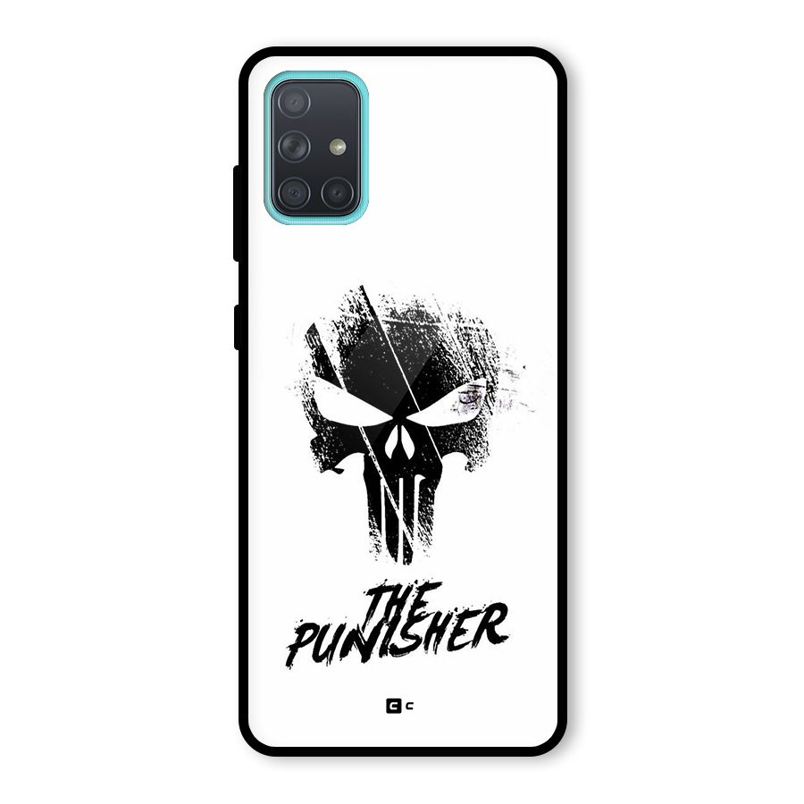 The Punisher Glass Back Case for Galaxy A71