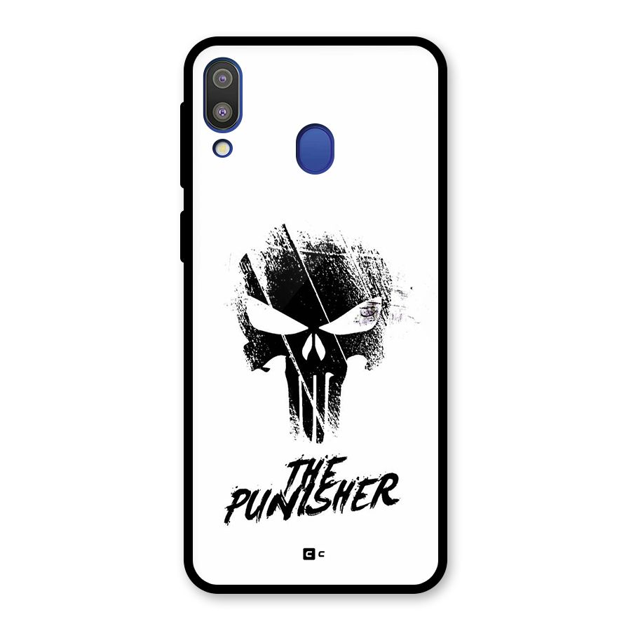 The Punisher Glass Back Case for Galaxy M20