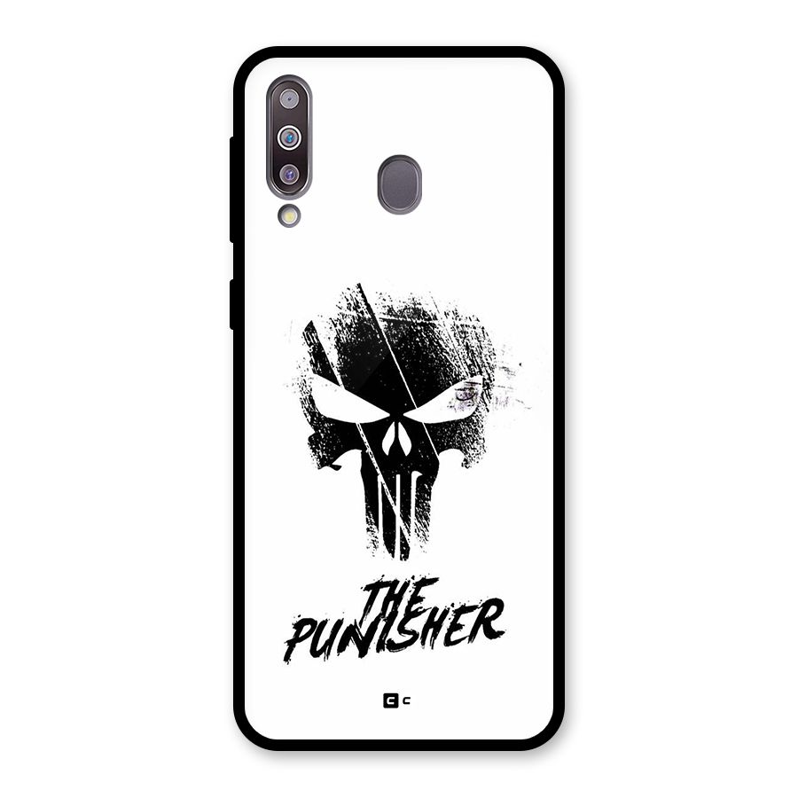 The Punisher Glass Back Case for Galaxy M30