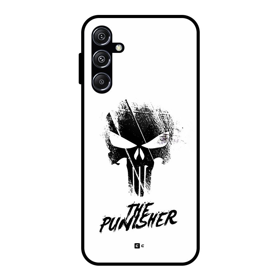 The Punisher Glass Back Case for Galaxy M34 5G
