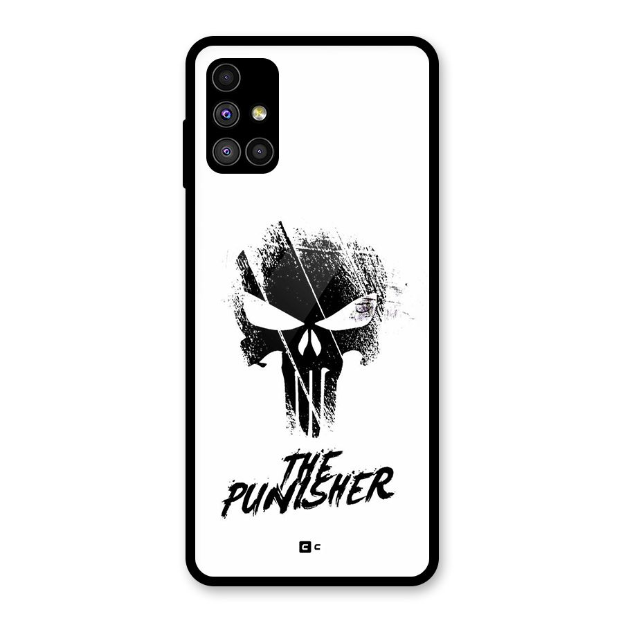The Punisher Glass Back Case for Galaxy M51