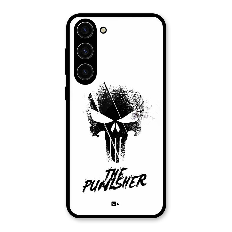 The Punisher Glass Back Case for Galaxy S23 Plus