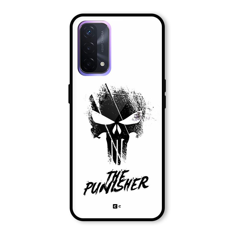 The Punisher Glass Back Case for Oppo A74 5G
