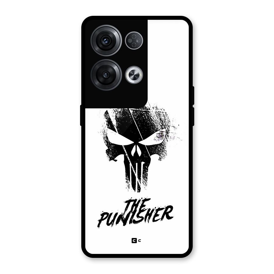 The Punisher Glass Back Case for Oppo Reno8 Pro 5G