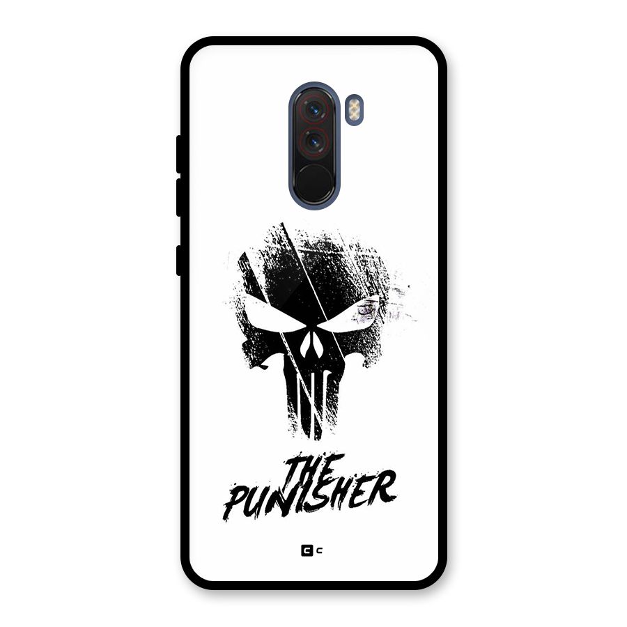 The Punisher Glass Back Case for Poco F1