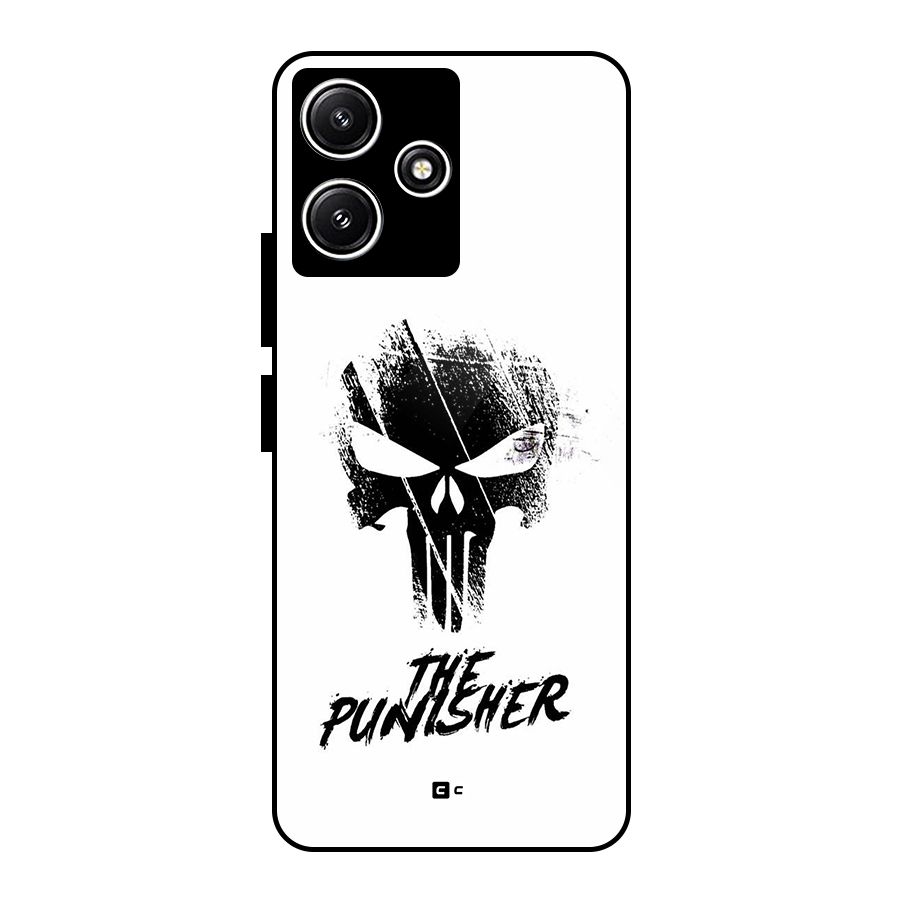The Punisher Glass Back Case for Poco M6 Pro