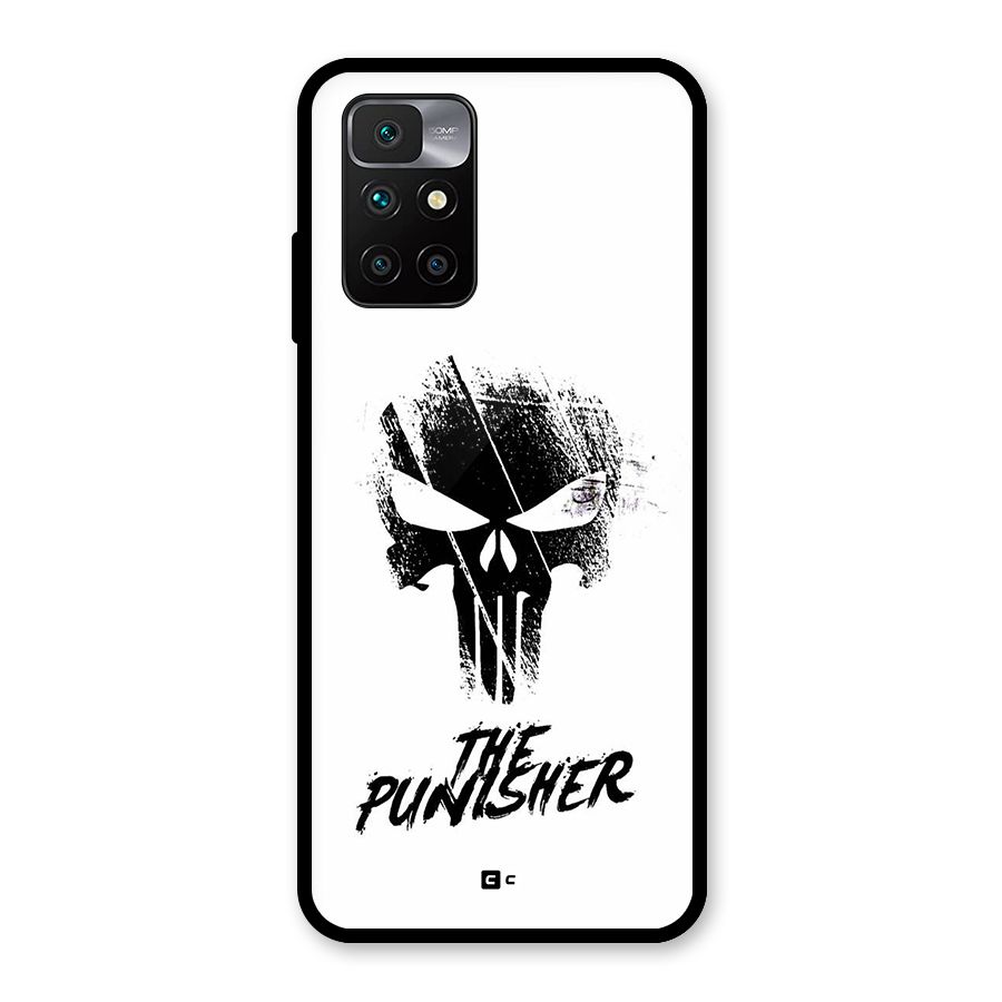 The Punisher Glass Back Case for Redmi 10 Prime