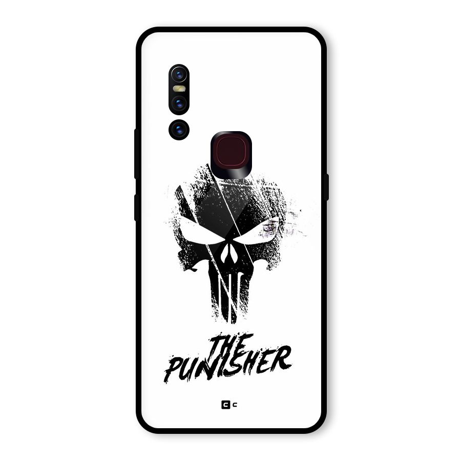 The Punisher Glass Back Case for Vivo V15