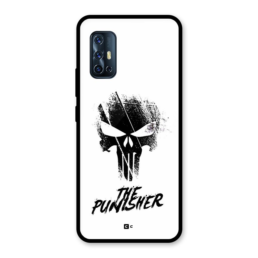 The Punisher Glass Back Case for Vivo V17