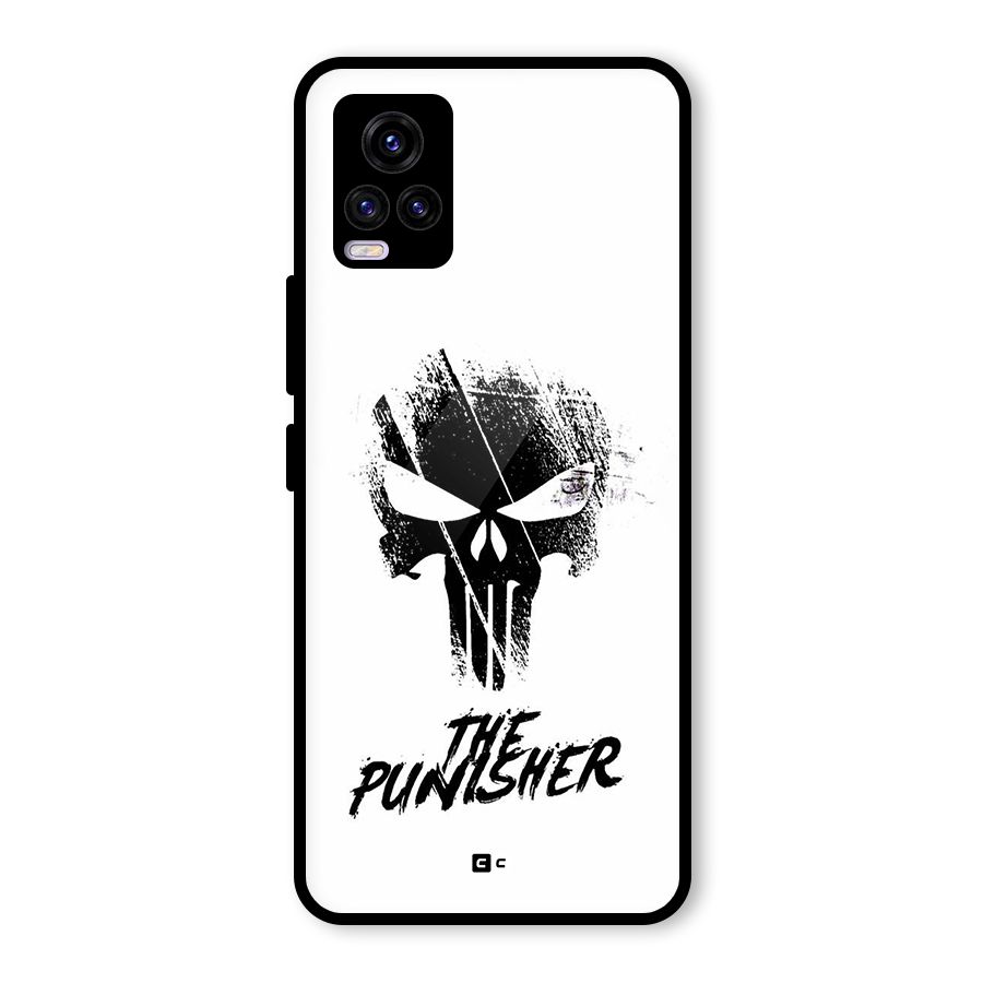 The Punisher Glass Back Case for Vivo V20 2021