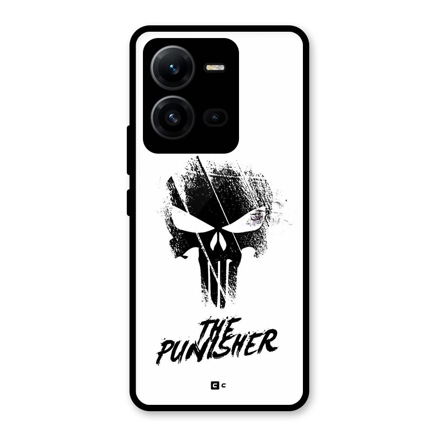 The Punisher Glass Back Case for Vivo V25