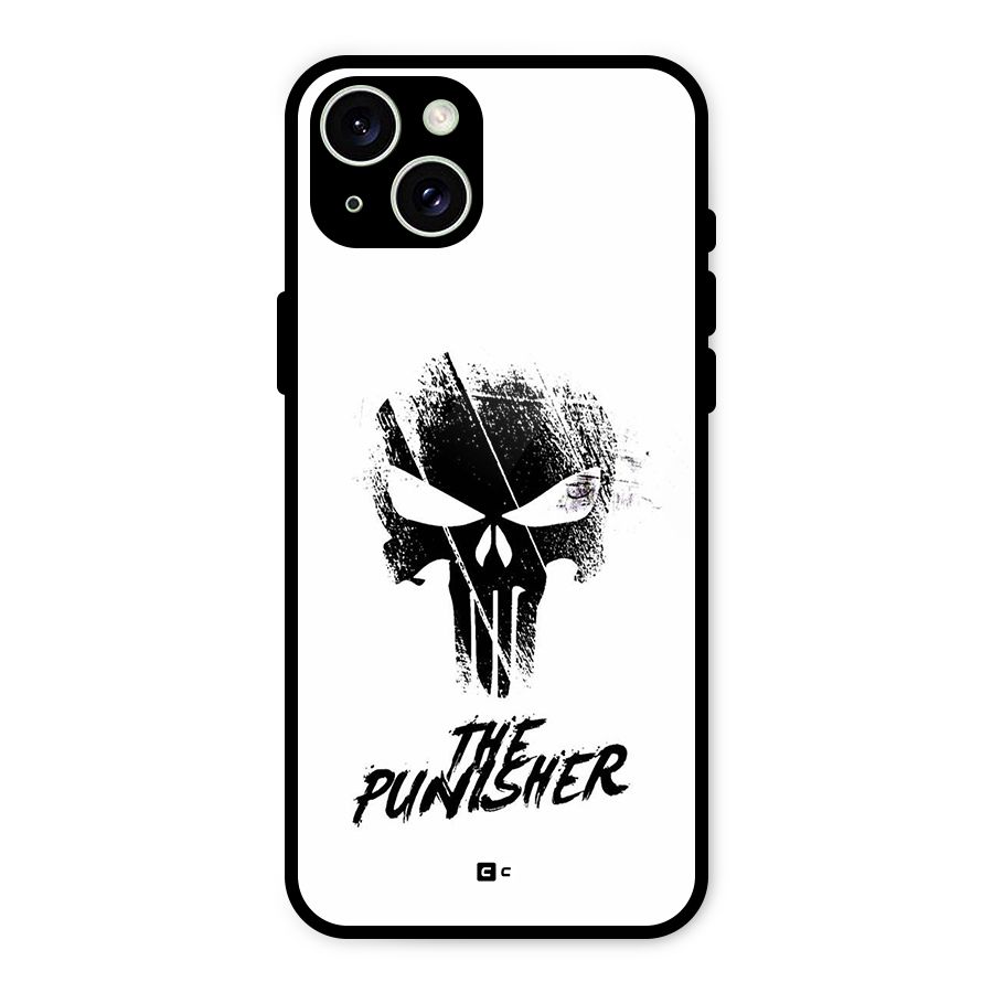 The Punisher Glass Back Case for iPhone 15 Plus