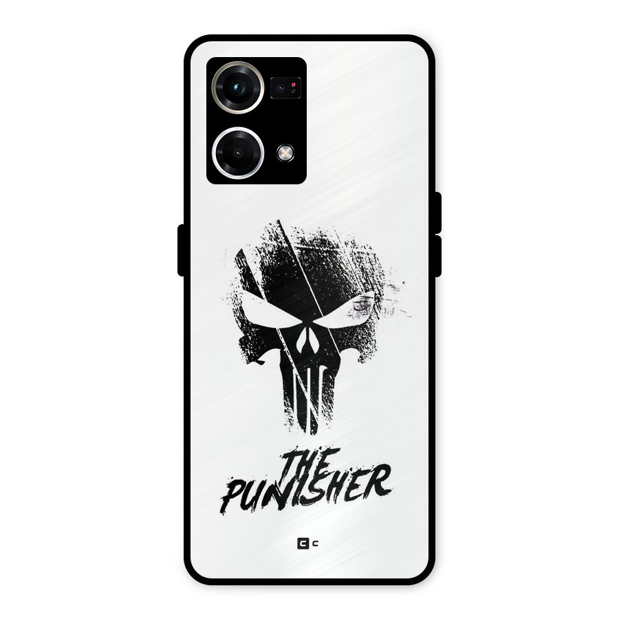 The Punisher Metal Back Case for Oppo F21 Pro 4G