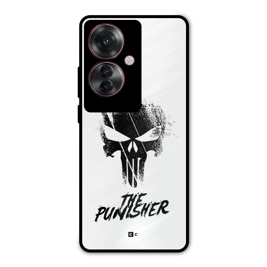 The Punisher Metal Back Case for Oppo F25 Pro