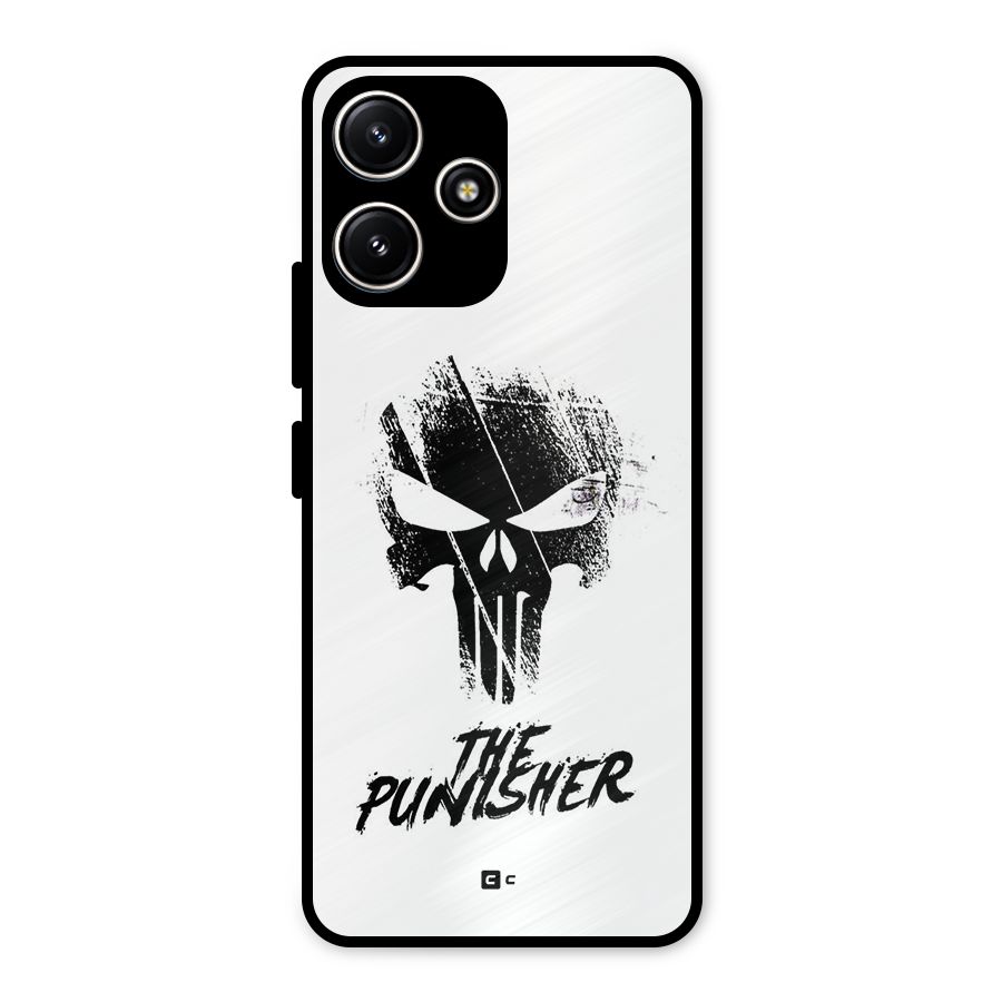 The Punisher Metal Back Case for Poco M6 Pro