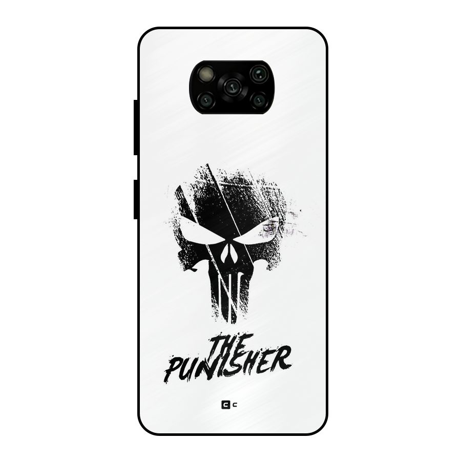 The Punisher Metal Back Case for Poco X3