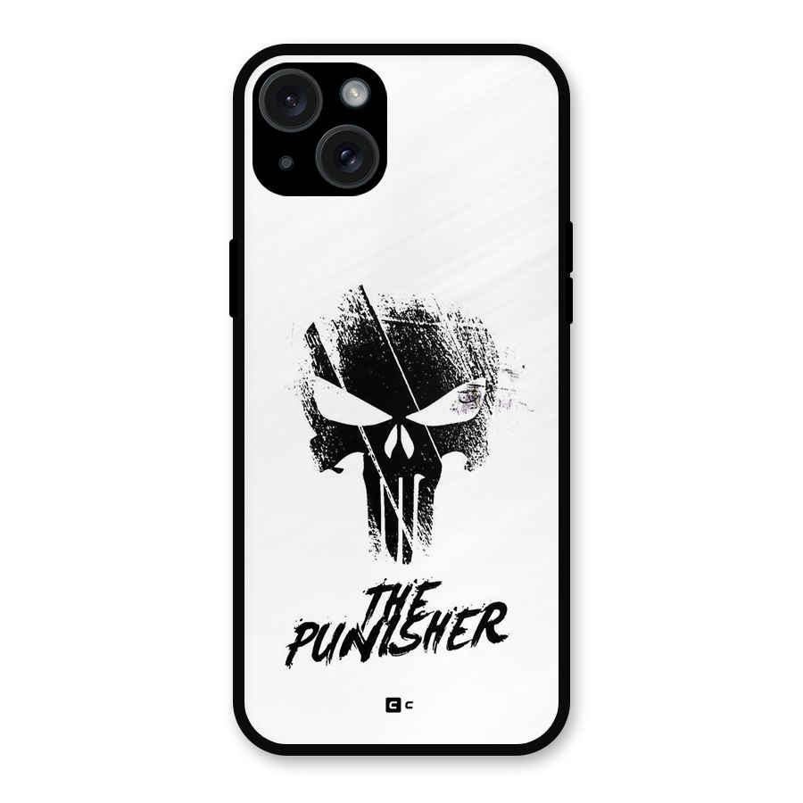 The Punisher Metal Back Case for iPhone 15 Plus