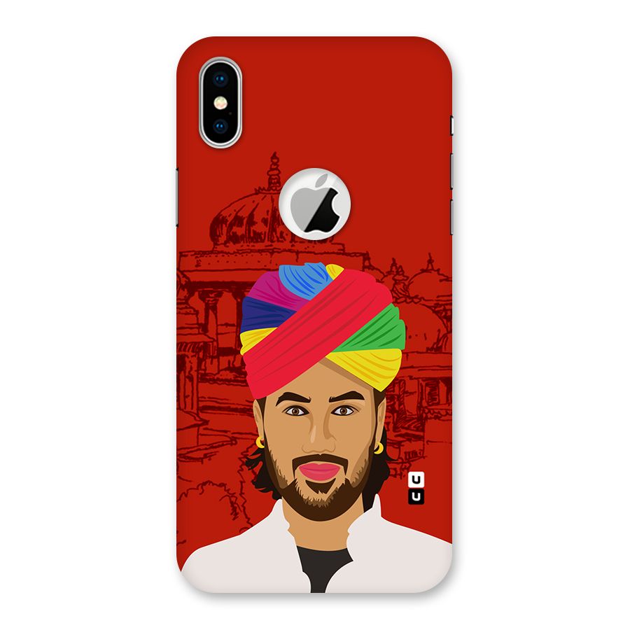 The Rajasthani Chokro Back Case for iPhone X Logo Cut