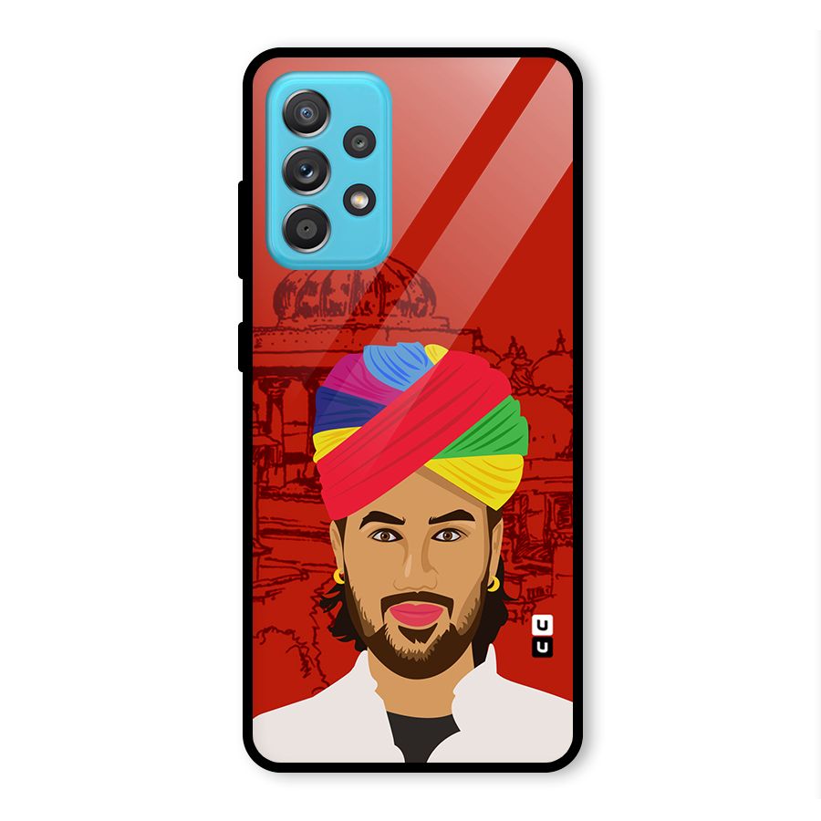 The Rajasthani Chokro Glass Back Case for Galaxy A52