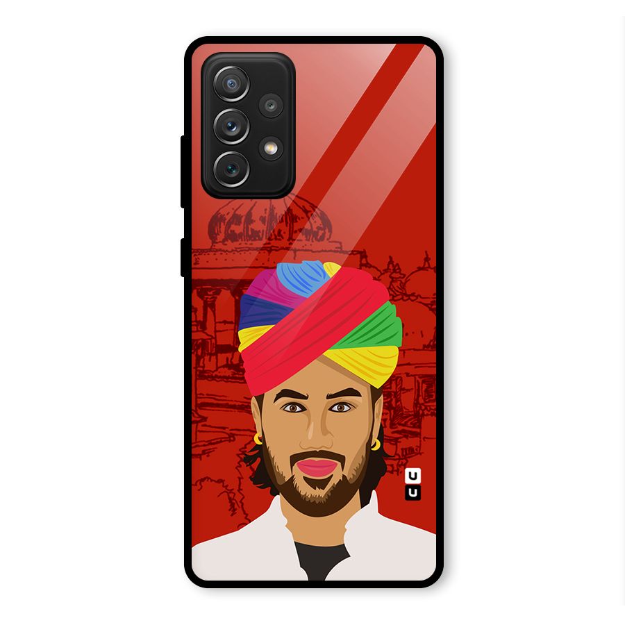 The Rajasthani Chokro Glass Back Case for Galaxy A72