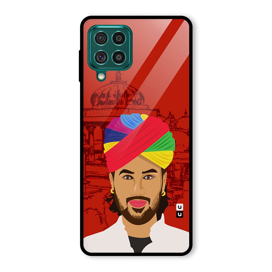 The Rajasthani Chokro Glass Back Case for Galaxy F62