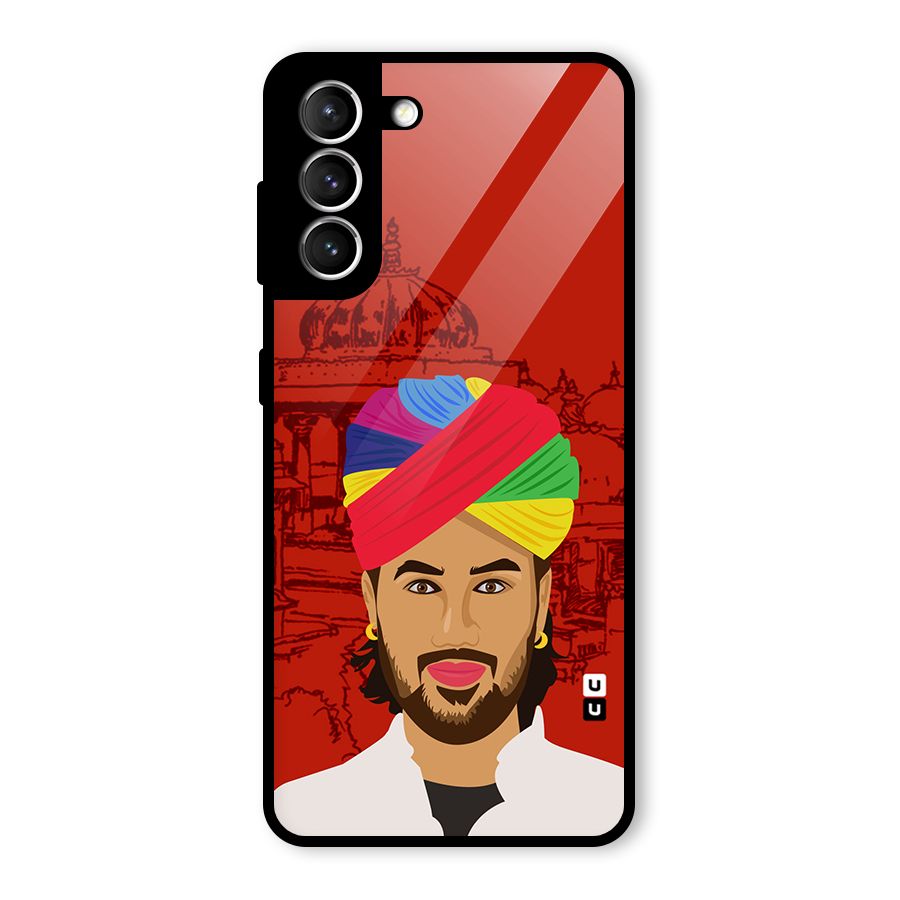 The Rajasthani Chokro Glass Back Case for Galaxy S21 5G