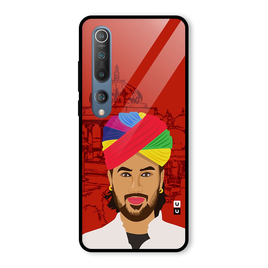 The Rajasthani Chokro Glass Back Case for Mi 10