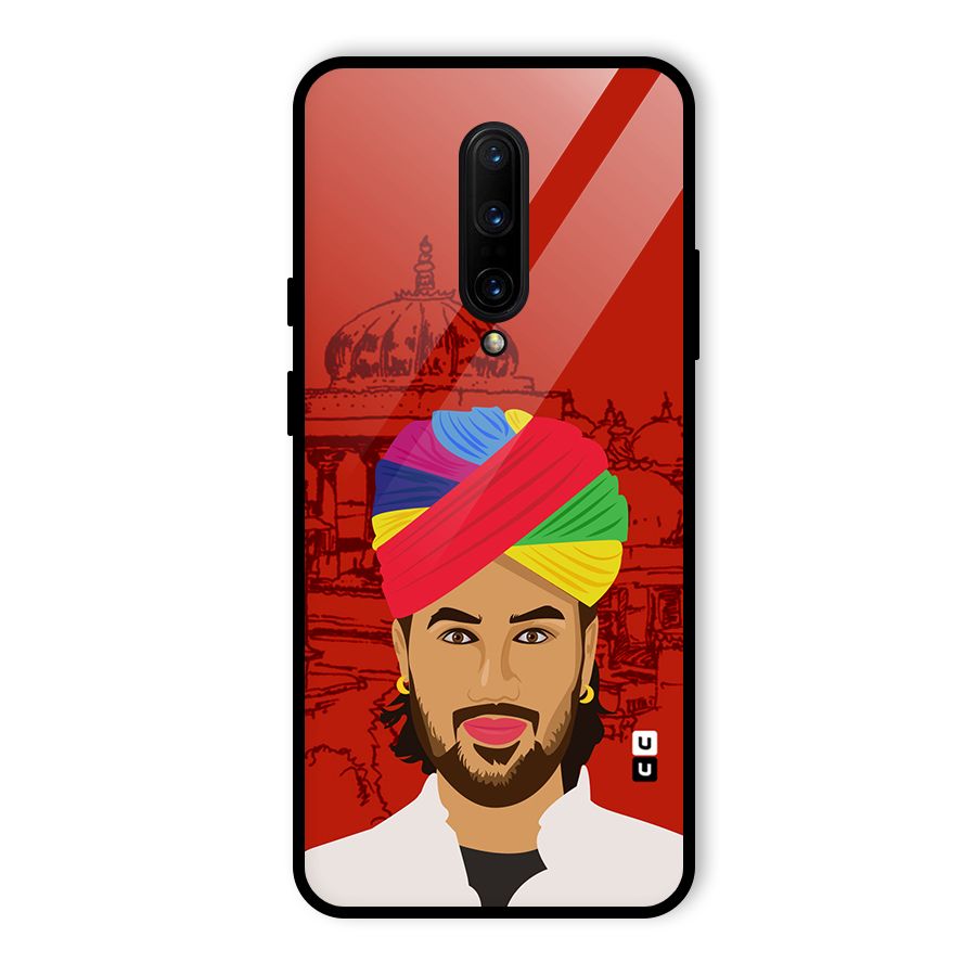 The Rajasthani Chokro Glass Back Case for OnePlus 7 Pro
