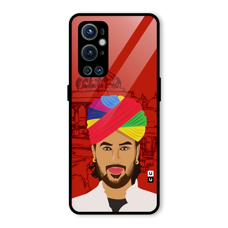 The Rajasthani Chokro Glass Back Case for OnePlus 9 Pro