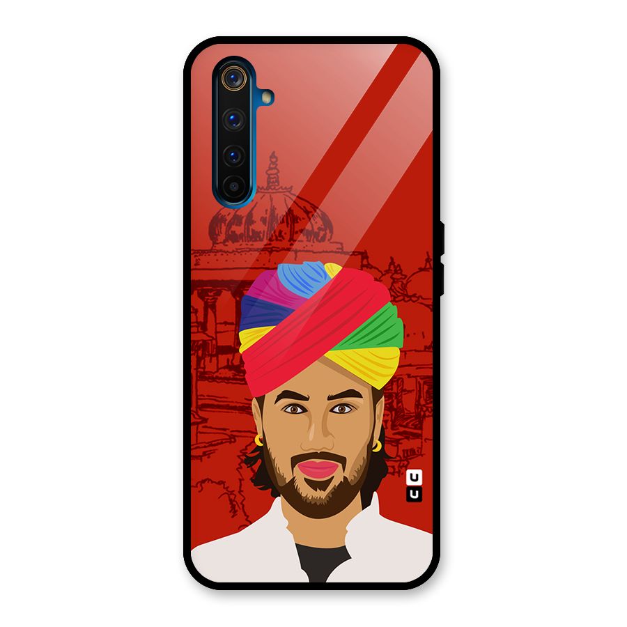 The Rajasthani Chokro Glass Back Case for Realme 6 Pro