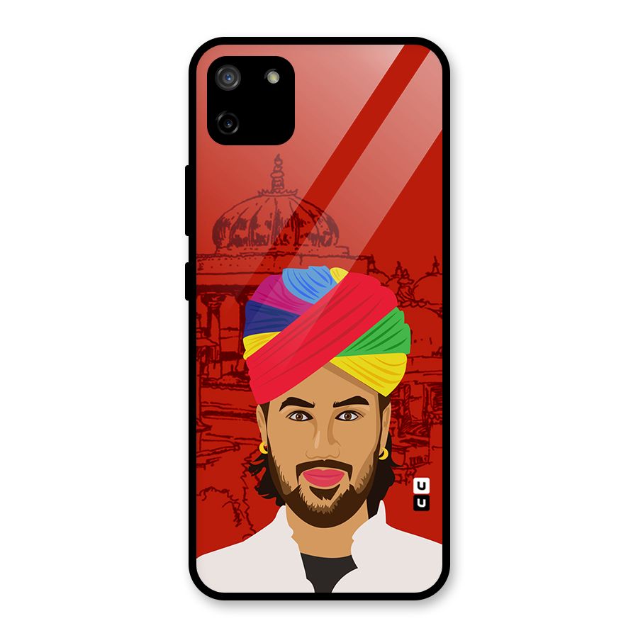 The Rajasthani Chokro Glass Back Case for Realme C11