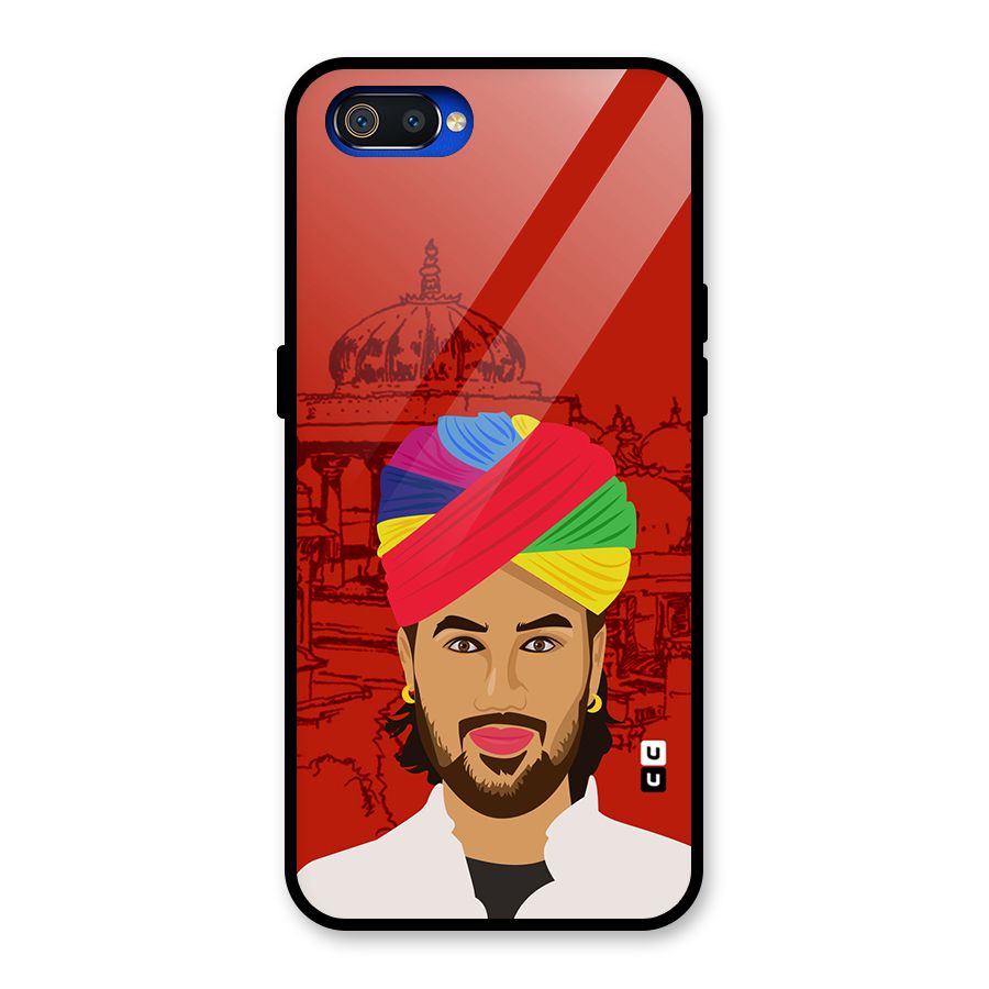 The Rajasthani Chokro Glass Back Case for Realme C2