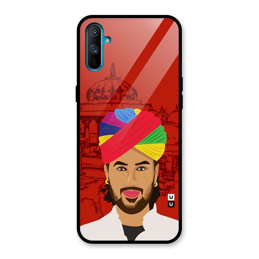 The Rajasthani Chokro Glass Back Case for Realme C3