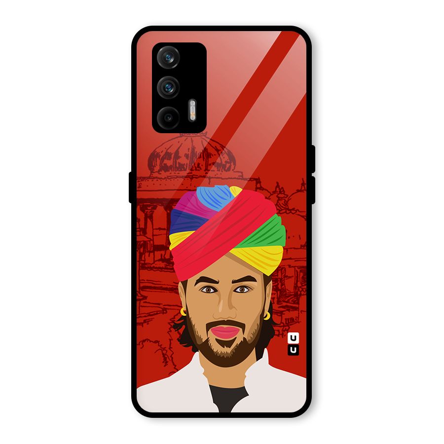 The Rajasthani Chokro Glass Back Case for Realme X7 Max
